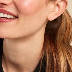 Histoire d'Or Boucles D'oreilles Puces Ziya Argent Blanc Oxyde De Zirconium* Boucles D'Oreilles|Boucles D'Oreilles Fantaisie