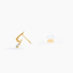 Histoire d'Or Boucles D'Oreilles Puces Zsofia Or Jaune Diamant* Boucles D'Oreilles|Clous D'Oreilles