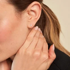 Histoire d'Or Boucles D'oreilles Puces Ziya Argent Blanc Oxyde De Zirconium* Boucles D'Oreilles|Boucles D'Oreilles Fantaisie