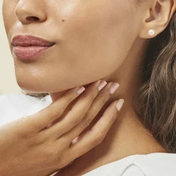 Sale Histoire d'Or Boucles D'oreilles Suki Or Jaune Perle De Culture