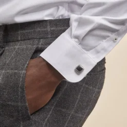 Histoire d'Or Boutons De Manchette Acier Bicolore Leucetios* Autres Bijoux