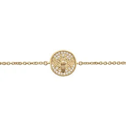 Best Histoire d'Or Bracelet Abelha Plaqué Or Jaune Oxyde De Zirconium