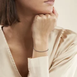 Histoire d'Or Bracelet Abie Torsade argent bicolore