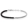 Hot Histoire d'Or Bracelet Acier Blanc Christiano Onyx