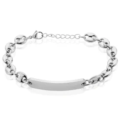 Histoire d'Or Bracelet Acier Blanc Joanano* Bijoux Personnalisés|Bracelets