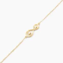 Hot Histoire d'Or Bracelet Ademar Or Jaune Oxyde De Zirconium