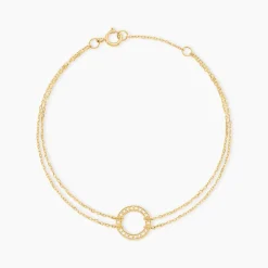Outlet Histoire d'Or Bracelet Aislin Or Jaune Diamant