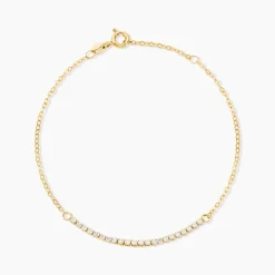 Discount Histoire d'Or Bracelet Ajith Or Jaune Oxyde De Zirconium