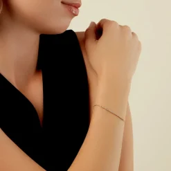 Discount Histoire d'Or Bracelet Ajith Or Jaune Oxyde De Zirconium