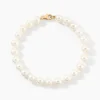 Histoire d'Or Bracelet Akoya Or Jaune Perle De Culture D'akoya* Bracelets