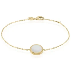 Best Histoire d'Or Bracelet Alyhana Plaqué Or Jaune Nacre
