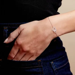 New Histoire d'Or Bracelet Alysa Or Blanc Diamant