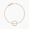 Clearance Histoire d'Or Bracelet Alysone Argent Rose Oxyde De Zirconium