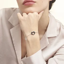 Histoire d'Or Bracelet Anissa Argent Blanc Céramique Et Oxyde De Zirconium* Bracelets|Bracelets Fantaisie