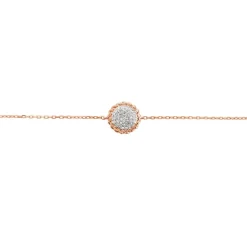 Histoire d'Or Bracelet Anne-laure Or Rose Diamant* Bracelets