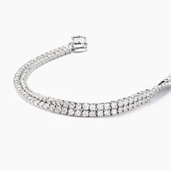 Histoire d'Or Bracelet Anthia Argent Blanc Oxyde De Zirconium