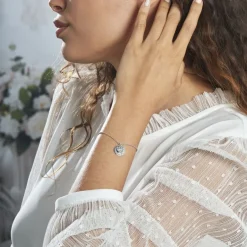 Online Histoire d'Or Bracelet Argent Bapper Oxydes De Zirconium