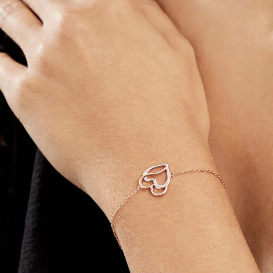 Histoire d'Or Bracelet Argent Bicolore Serapis Oxyde De Zirconium* Bracelets|Bracelets Fantaisie