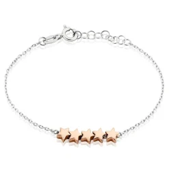 Online Histoire d'Or Bracelet Argent Bicolore Manya