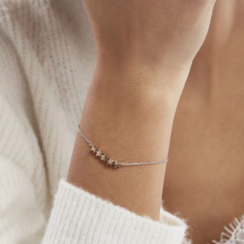 Online Histoire d'Or Bracelet Argent Bicolore Manya