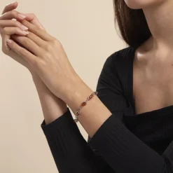 Histoire d'Or Bracelet Argent Blanc Dallal Ambres* Bracelets