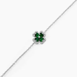 New Histoire d'Or Bracelet Argent Blanc Deryn Verre Oxydes De Zirconium