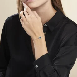 New Histoire d'Or Bracelet Argent Blanc Deryn Verre Oxydes De Zirconium