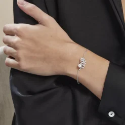 Best Histoire d'Or Bracelet Argent Blanc Edytha Perle De Culture Oxydes De Zirconium