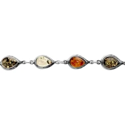 Online Histoire d'Or Bracelet Argent Blanc Fallone Ambres