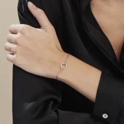 Discount Histoire d'Or Bracelet Argent Blanc Melia