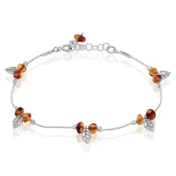 Histoire d'Or Bracelet Argent Blanc Nolana Ambre* Bracelets|Bracelets Fantaisie