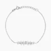 Best Histoire d'Or Bracelet Argent Blanc Precieux Flocon Oxyde De Zirconium