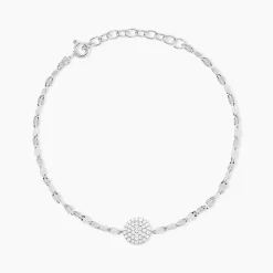 Histoire d'Or Bracelet Argent Blanc Turin Oxydes De Zirconium* Bracelets|Bracelets Fantaisie
