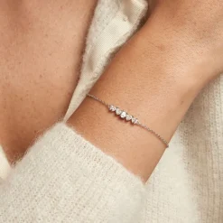 Histoire d'Or Bracelet Argent Blanc Winter Sweetness Oxyde De Zirconium* Bracelets|Bracelets Fantaisie