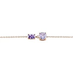Best Histoire d'Or Bracelet Argent Rose Brenna Oxyde De Zirconium argent rose oxyde violet