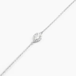 Sale Histoire d'Or Bracelet Argent Tania Oxydes De Zirconium argent blanc oxyde