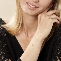 Clearance Histoire d'Or Bracelet Argent Tricoria Oxydes De Zirconium