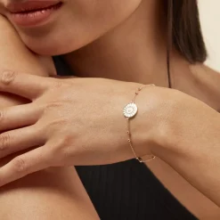 Hot Histoire d'Or Bracelet Artea Plaqué Or Jaune Oxyde De Zirconium