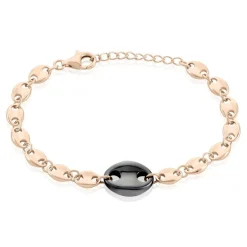 Clearance Histoire d'Or Bracelet Ashoka Argent Rose Céramique argent rose céramique noir