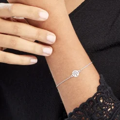 Sale Histoire d'Or Bracelet Audrey-rose Argent Blanc