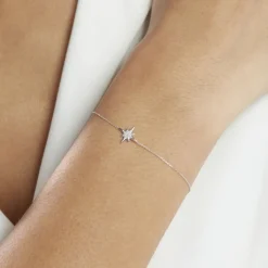 Histoire d'Or Bracelet Aveline Or Blanc Diamant* Bracelets