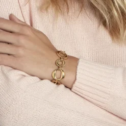 Outlet Histoire d'Or Bracelet Aya Acier Jaune acier doré