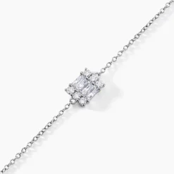 New Histoire d'Or Bracelet Baroque Party Argent Blanc Oxyde De Zirconium