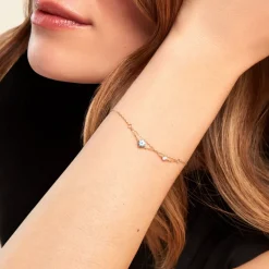 Histoire d'Or Bracelet Beauté Bleutée Or Jaune Topaze Oxyde De Zirconium* Bracelets