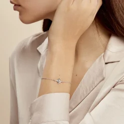 Outlet Histoire d'Or Bracelet Beverlie Argent Blanc Oxyde De Zirconium