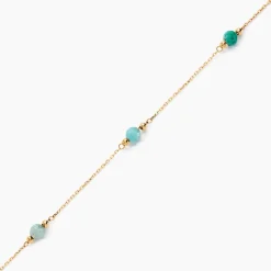Histoire d'Or Bracelet Billy Or Jaune Turquoise* Bracelets