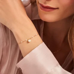 Discount Histoire d'Or Bracelet Bindy Or Jaune Perle De Culture