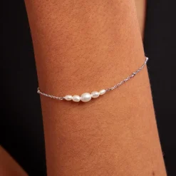Histoire d'Or Bracelet Blaine Argent Blanc Perle De Culture* Bracelets|Bracelets Fantaisie