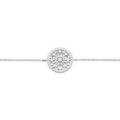 Online Histoire d'Or Bracelet Brunilda Argent Blanc Oxyde De Zirconium