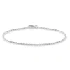 Histoire d'Or Bracelet Cacilda Maille Corde Argent Blanc